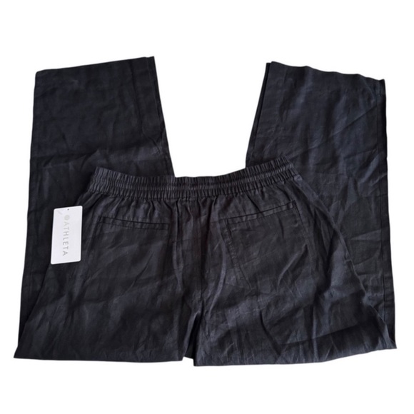 Athleta Retreat Wide Leg Linen Pant NWT LARGE - Picture 9 of 9